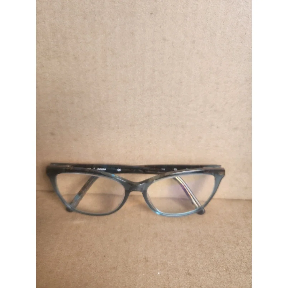 Scott Harris Europa SH-558 Eyeglasses Frames 55-15-138 Blue Teal Multicolor